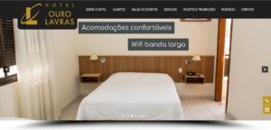 Criação website - Hotel Ouro Lavras MG